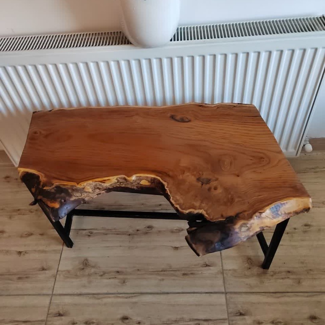 جلومبلی روستیک با چوب طبیعی گردو