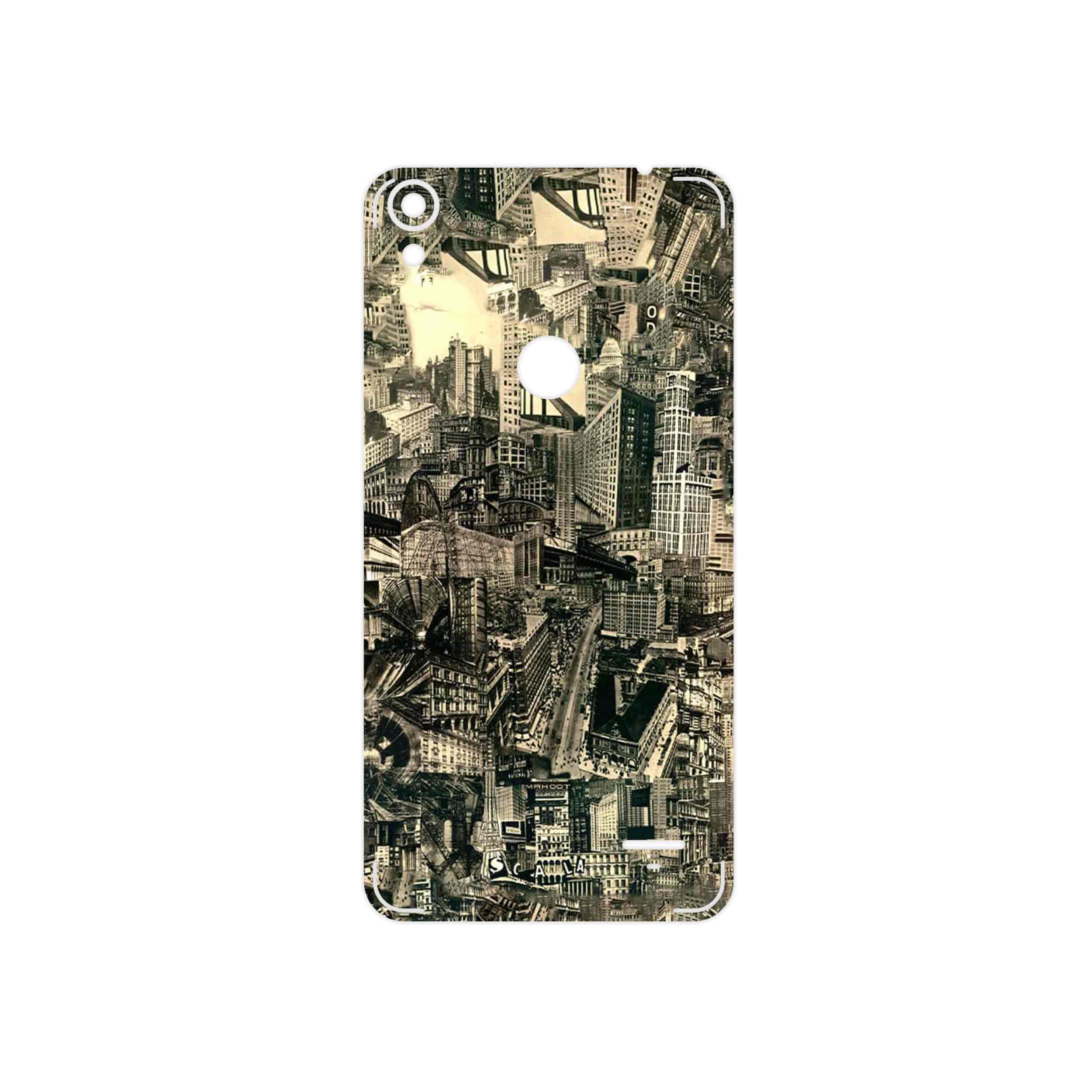 برچسب پوششی ماهوت مدل Collage of Skyscraper مناسب برای گوشی موبایل تکنو WX4 Pro