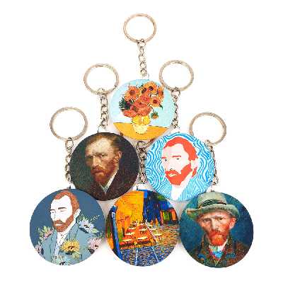  جاکلیدی خندالو طرح ونگوگ کد 233A مجموعه 6 عددی 