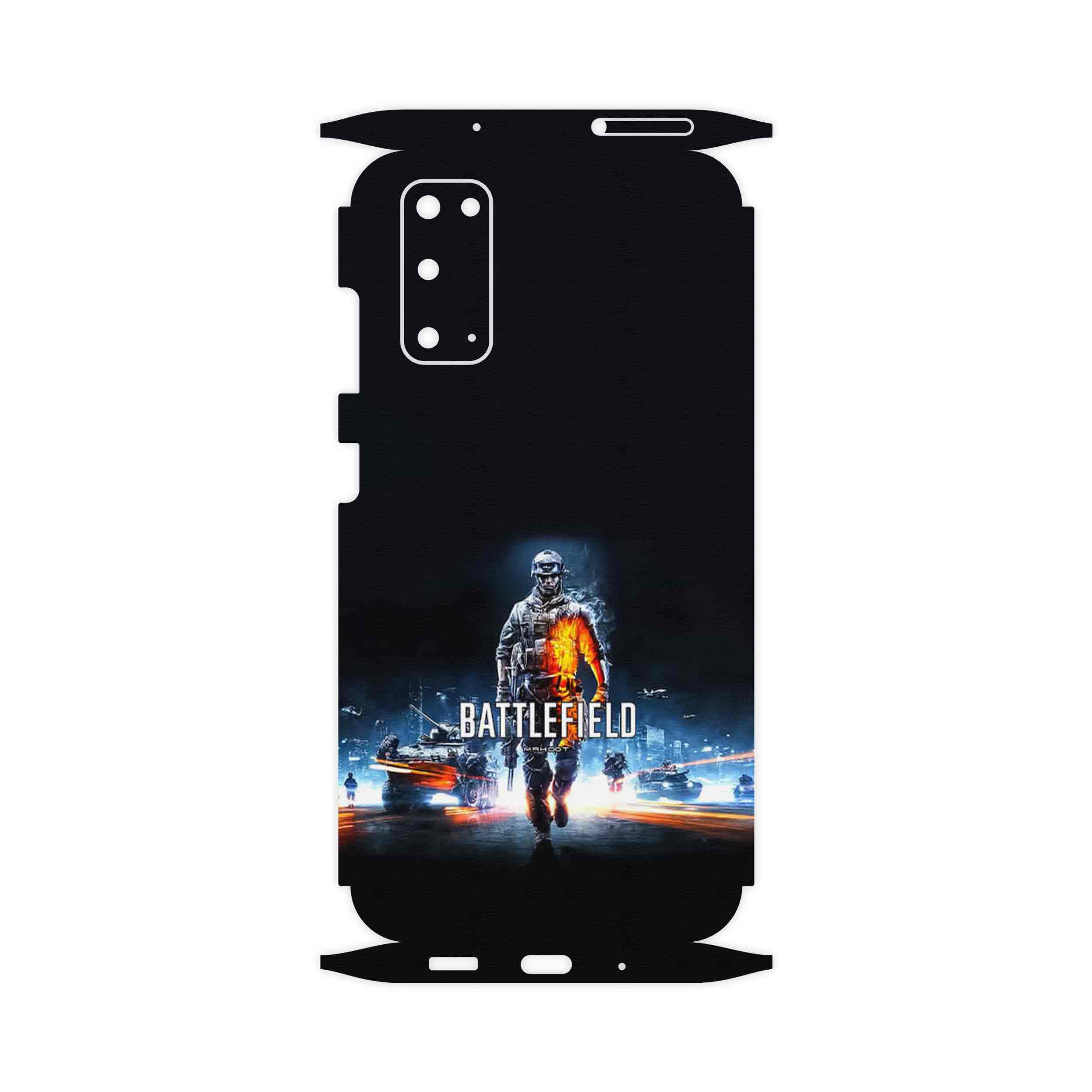 برچسب پوششی ماهوت مدل Battlefield Game Series-FullSkin مناسب برای گوشی موبایل سامسونگ Galaxy S20