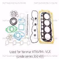 واشر کامل موتور لیفتراک مدل Yanmar 4TNV94L-VLX Linde series 351-03