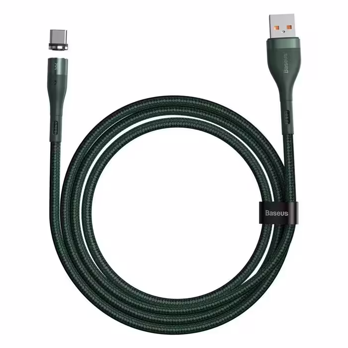 کابل تبدیل USB به USB-C باسئوس مدل Zinc Magnetic طول 1 متر