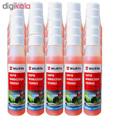 محلول شیشه شوی خودرو وورث مدل 892333 حجم 32 میلی لیتر بسته 25 عددی