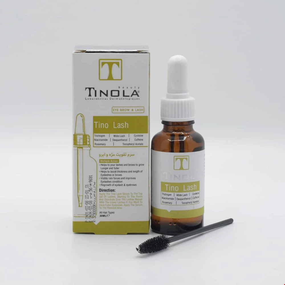 سرم تقویت مژه و ابرو تینولا 30 میلی لیتری