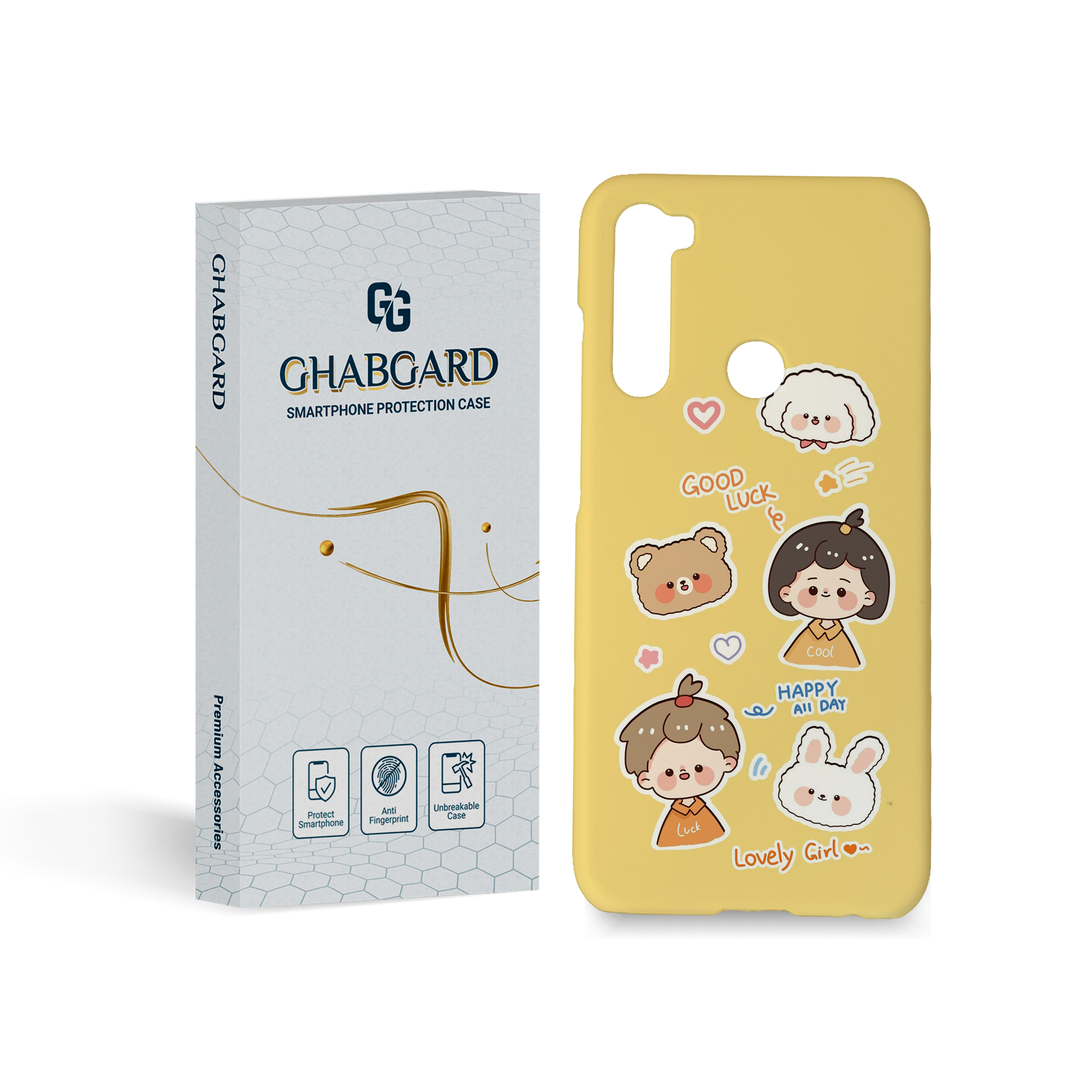  کاور قاب گارد مدل دخترانه مناسب برای گوشی موبایل شیائومی Mi note 8