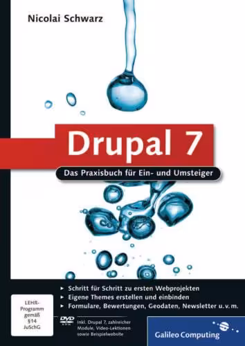 خرید و دانلود نسخه کامل کتاب Drupal 7: Das Praxisbuch für Ein - und Umsteiger