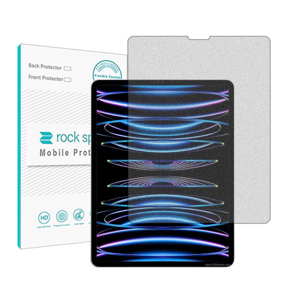 گلس تبلت اپل iPad Pro 129 2022 مدل نانو هیدروژل مات برند راک اسپیس کد 23932XL