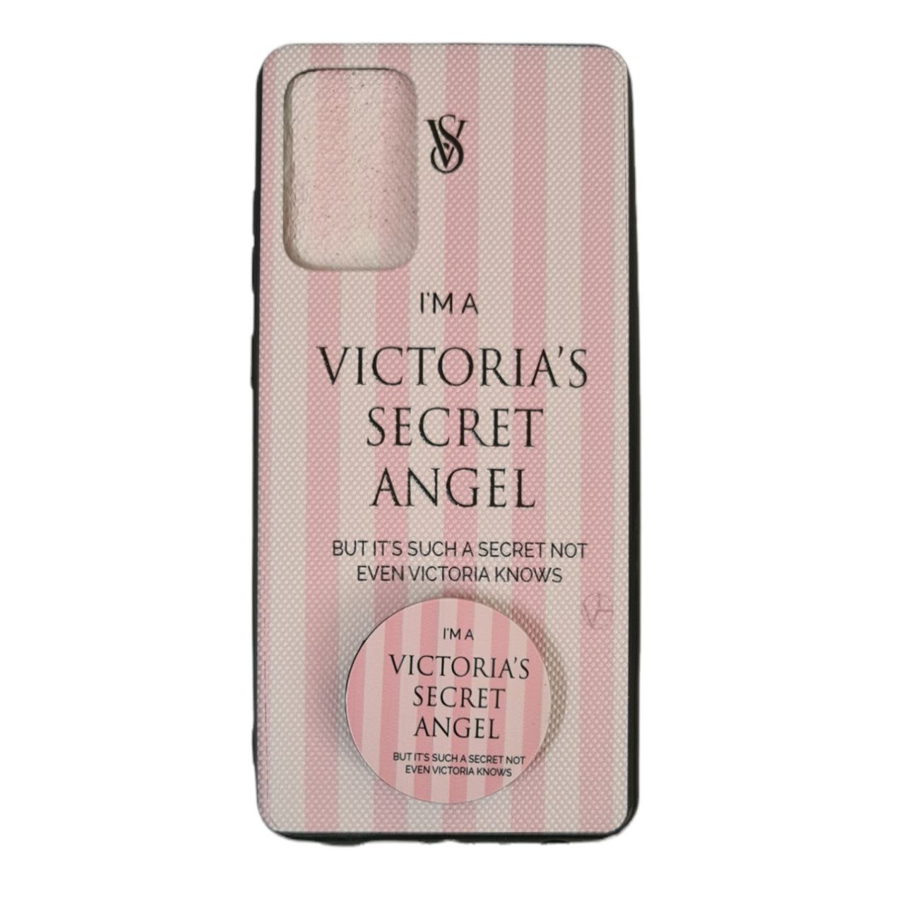 کاور طرح دخترانه کد 702 مناسب برای گوشی موبایل سامسونگ Galaxy A72 به همراه پاپ سوکت