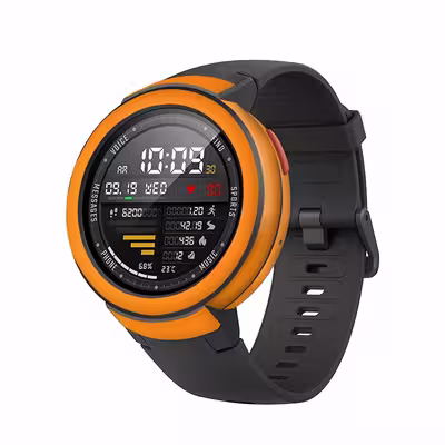 برچسب ماهوت طرح Matte Orange مناسب برای ساعت هوشمند شیایومی Amazfit Verge