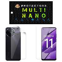 محافظ صفحه نمایش مولتی نانو مدل X-SFT مناسب برای گوشی موبایل ریلمی 11 4G به همراه محافظ پشت | کالا برتری