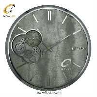 ساعت دیواری اورجینال آرتمیس آلیاژ فلزی نقره ای| کد رفرنس 90028، مدل: 2040SilverB