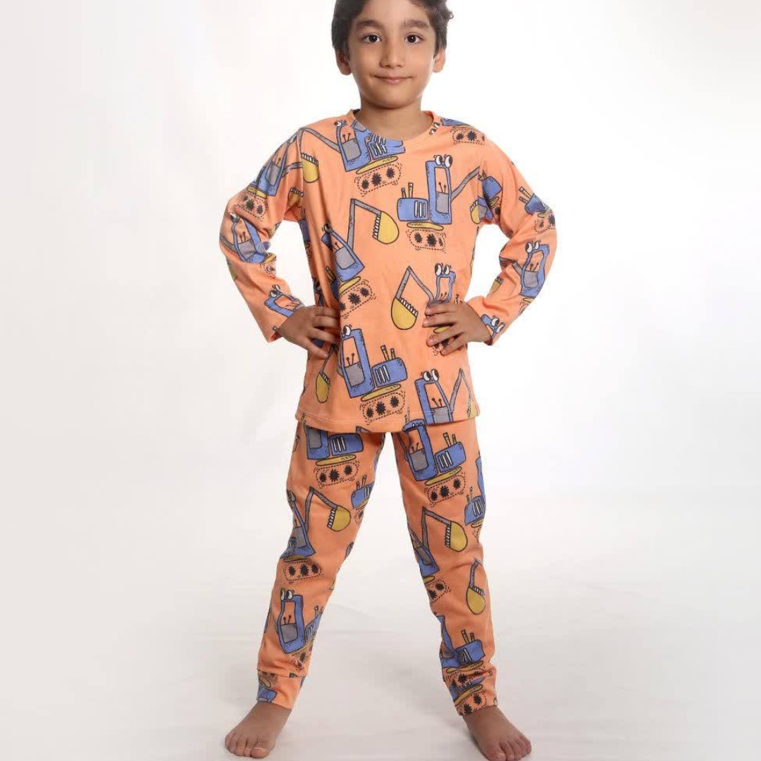 بلوز شلوار راحتی پسرانه نخی درجه یک سایز3تا8سال