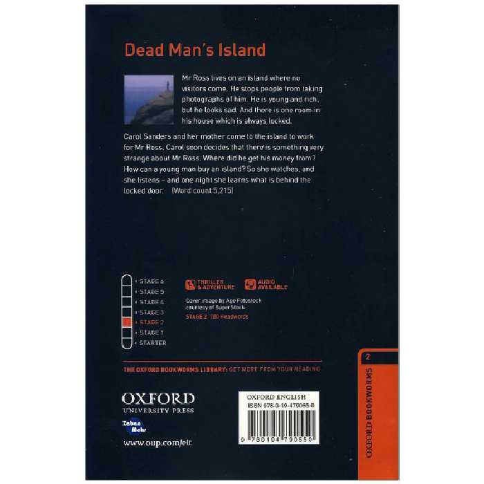 کتاب Dead Man’s Island اثر John Escott انتشارات زبان مهر