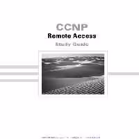 خرید و دانلود نسخه کامل کتاب CCNP remote access study guide