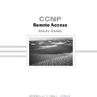 خرید و دانلود نسخه کامل کتاب CCNP remote access study guide