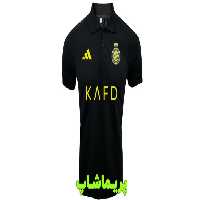 خرید پولوشرت النصر مشکی با اسپانسر
