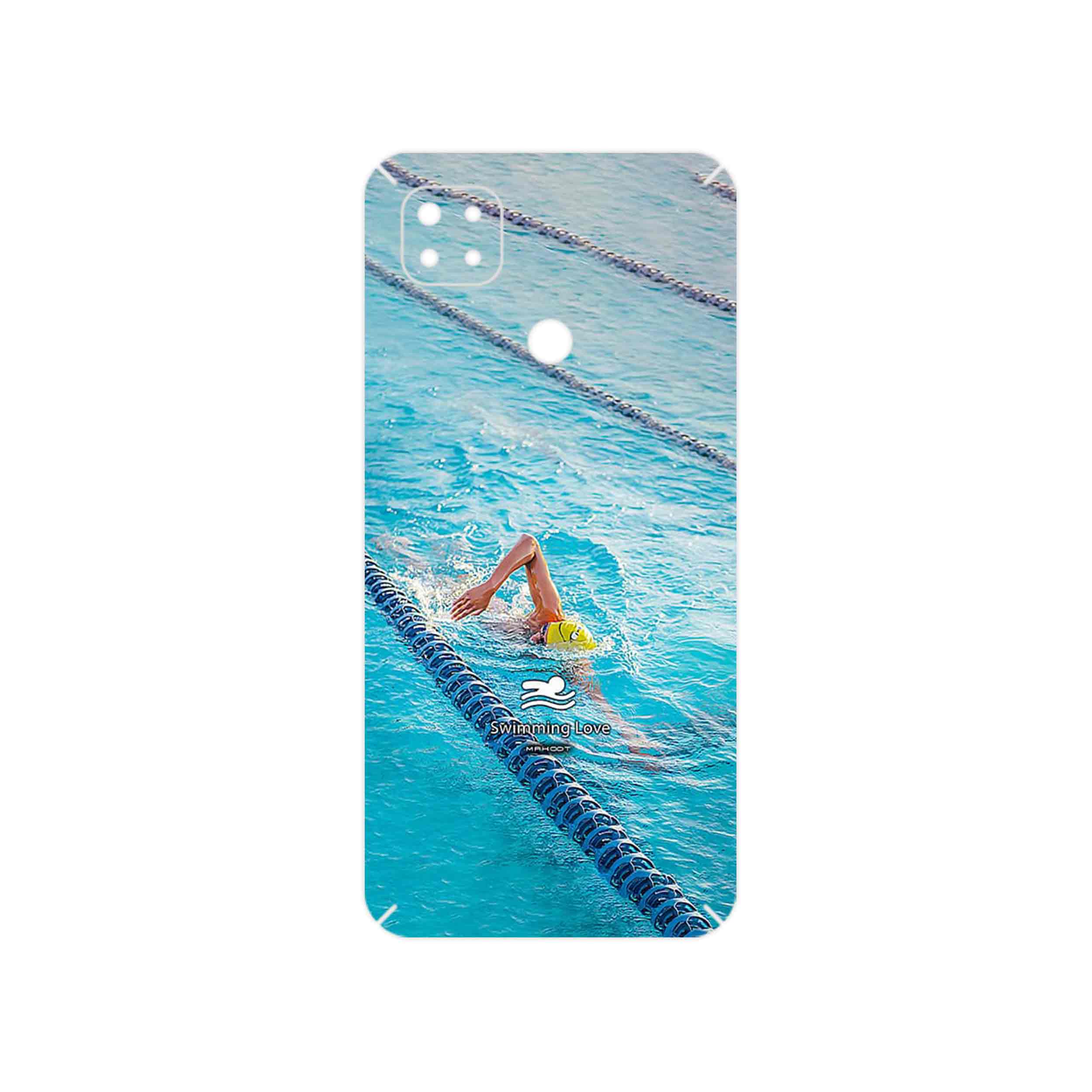 برچسب پوششی ماهوت مدل Swimming مناسب برای گوشی موبایل شیائومی Redmi 9 Activ