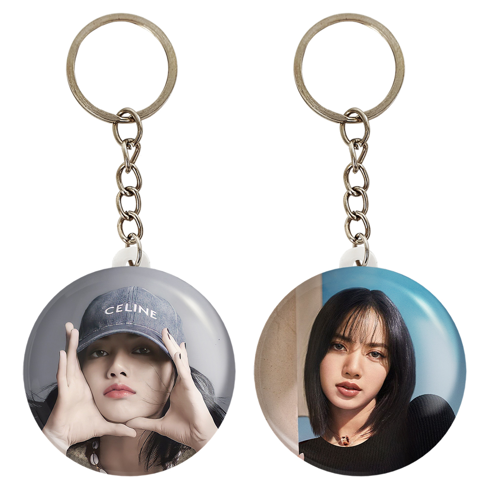 جاکلیدی خندالو مدل لیسا بلک پینک کد 1428114274 مجموعه 2 عددی