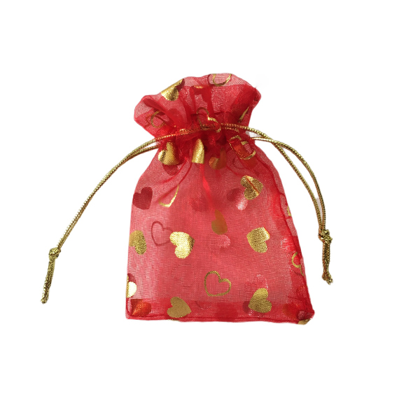 کیسه هدیه مدل قلب کد 22 بسته 10 عددی