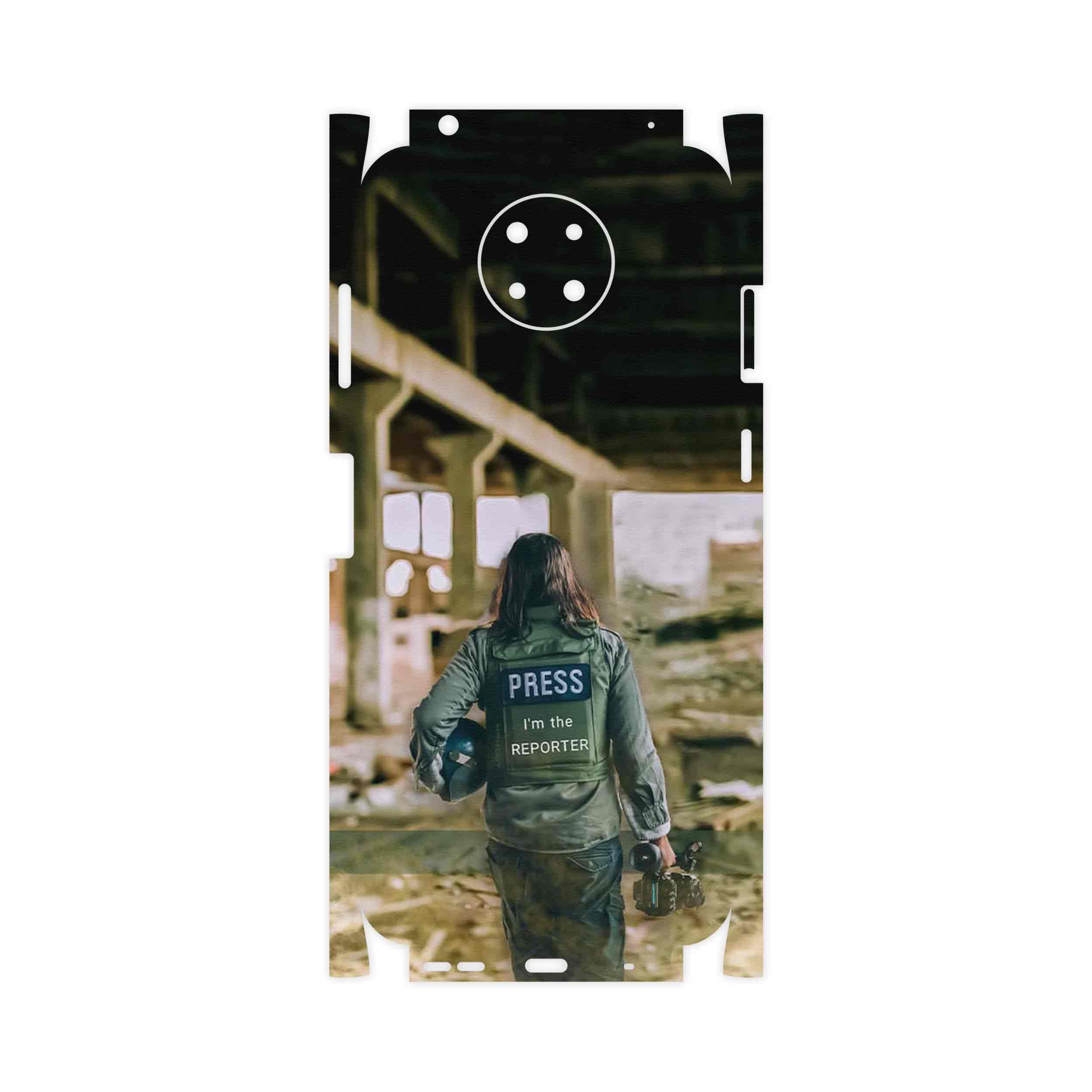 برچسب پوششی ماهوت مدل Reporter-FullSkin مناسب برای گوشی موبایل نوکیا G10