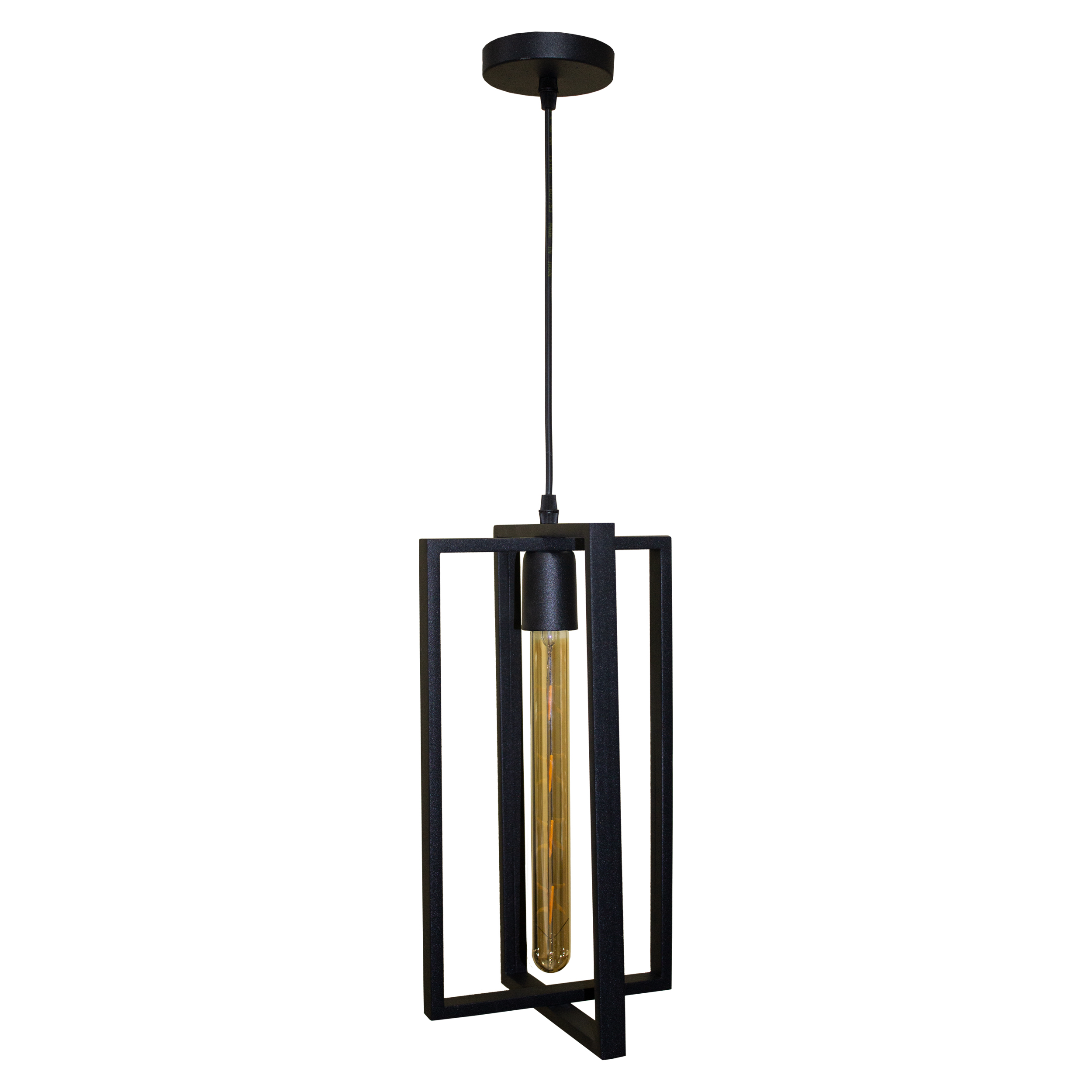  لوستر آویز تک شعله مدل Nested Square کد 104