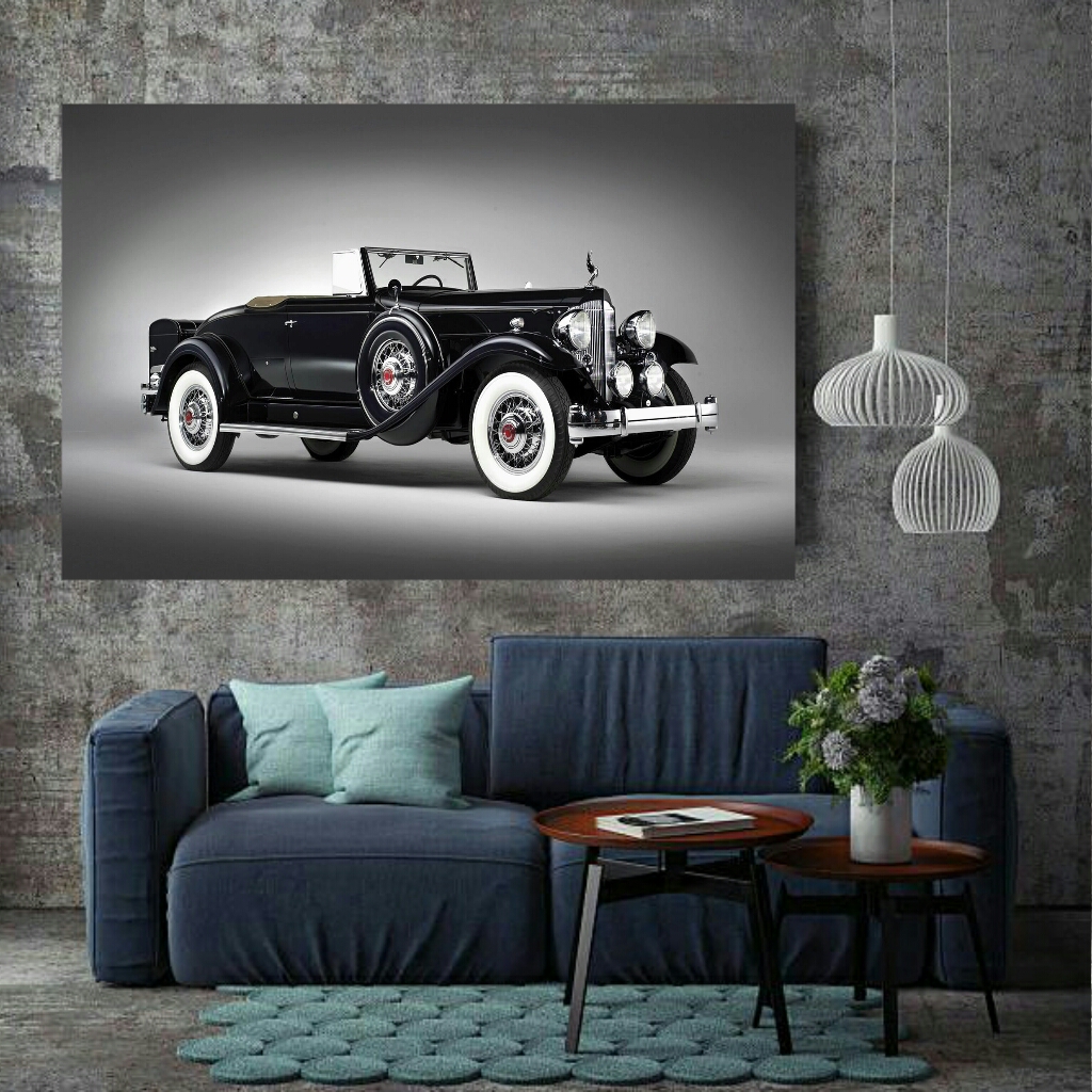 تابلو بوم طرح ماشین کلاسیک مدل SDB560