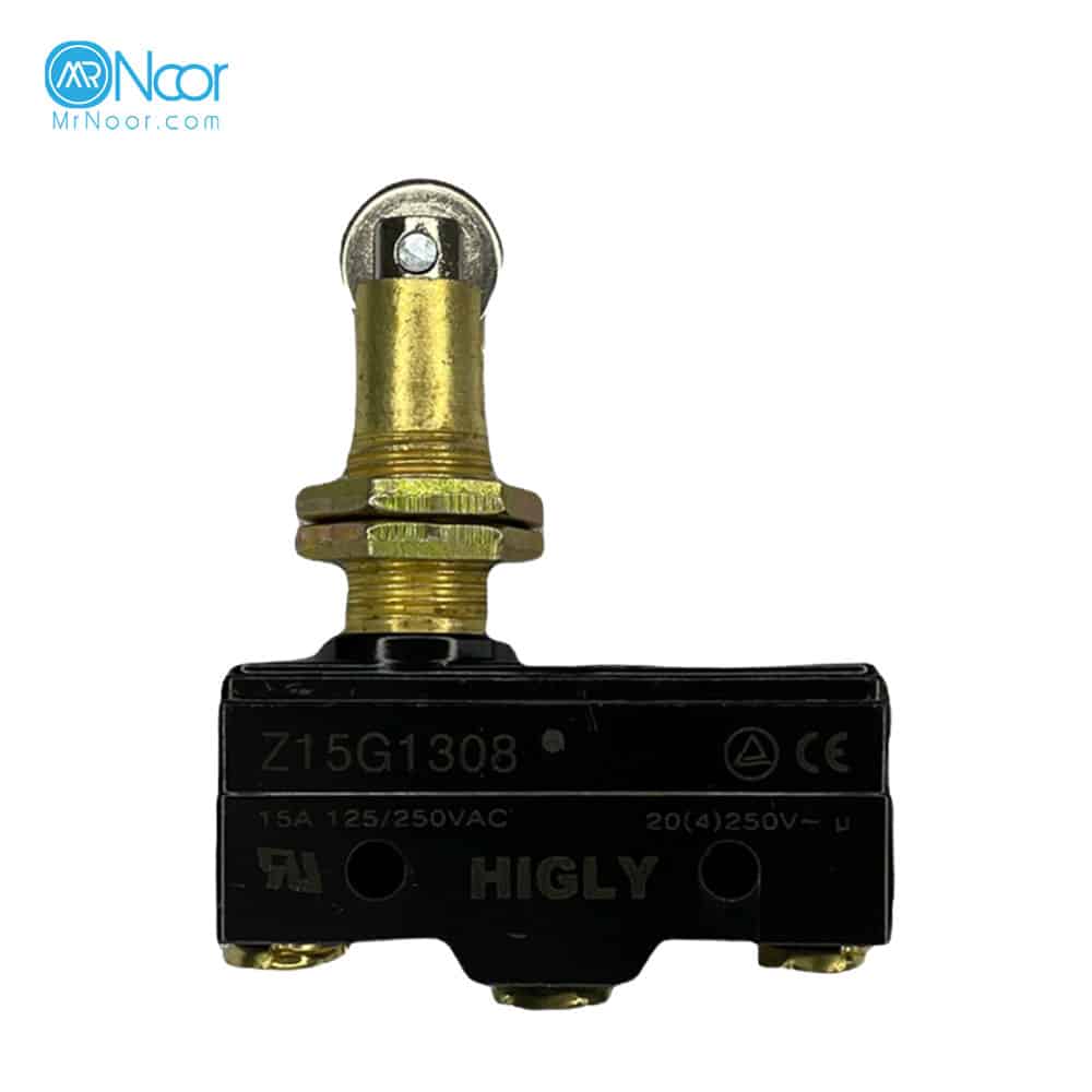 میکروسوئیچ پیستونی فشاری قرقره دار Z15G-1308 - مستر نور