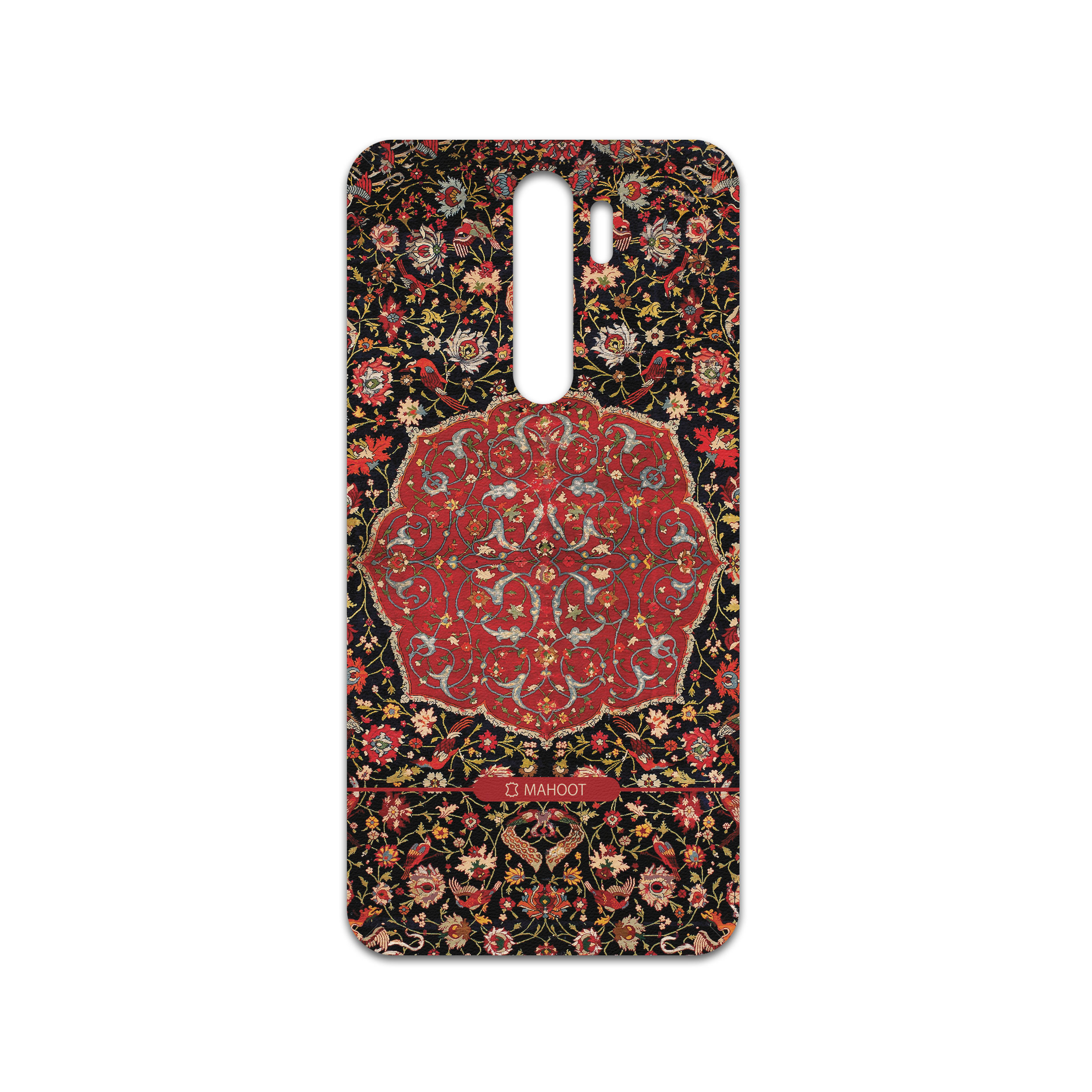 برچسب پوششی ماهوت مدل Persian-Carpet-Red مناسب برای گوشی موبایل شیائومی Redmi Note 8 Pro