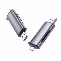 رم ریدر USB 3.0 و OTG اونتن مدل Onten 2in1 USB-C And USB 3.0 Card Reader ONT-CR531A