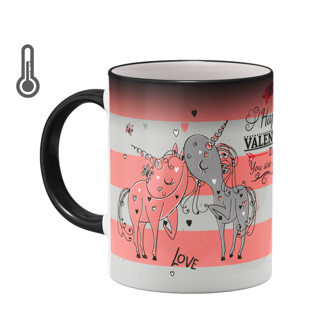 ماگ حرارتی بیگ ماگ مدل یونیکورن عاشق کد 1093