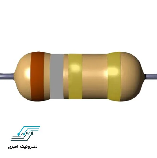 مقاومت 1.8 اهم 3 وات 5 درصد