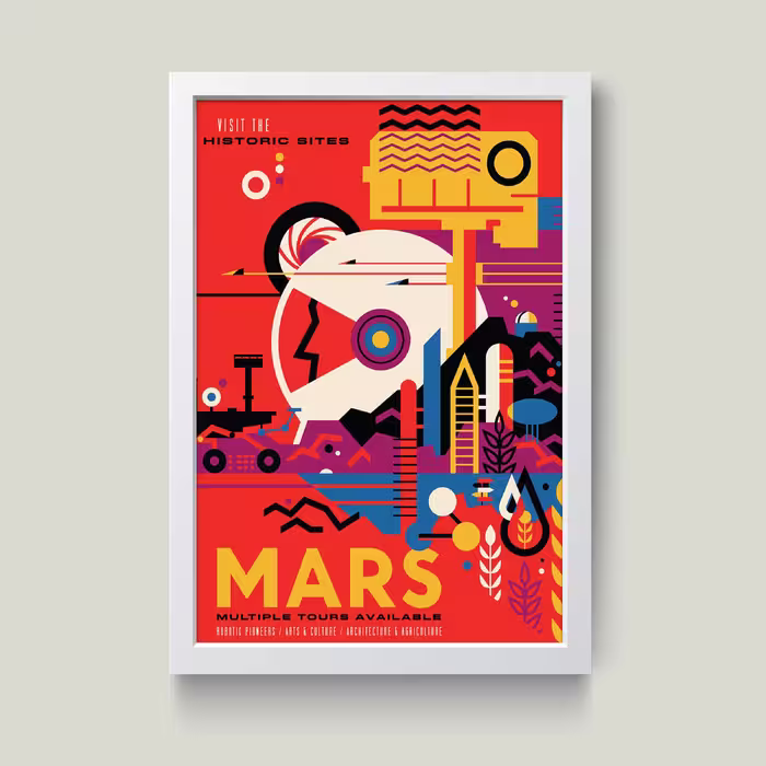 تابلو مدل مریخ MARS کدS0116-w