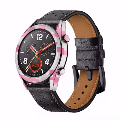 برچسب ماهوت طرح Army-Pink-pixel مناسب برای ساعت هوشمند هوآوی Watch GT