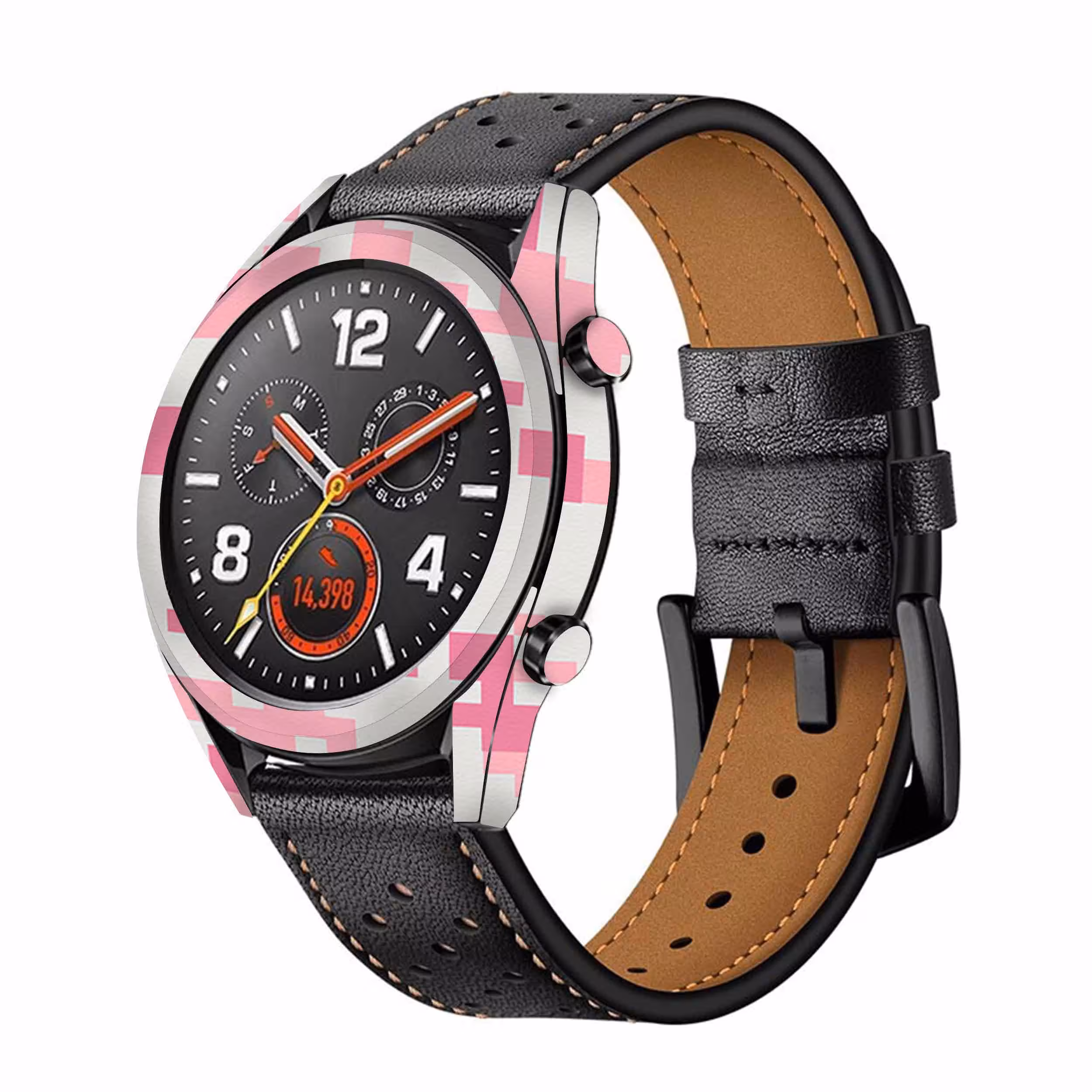 برچسب ماهوت طرح Army-Pink-pixel مناسب برای ساعت هوشمند هوآوی Watch GT