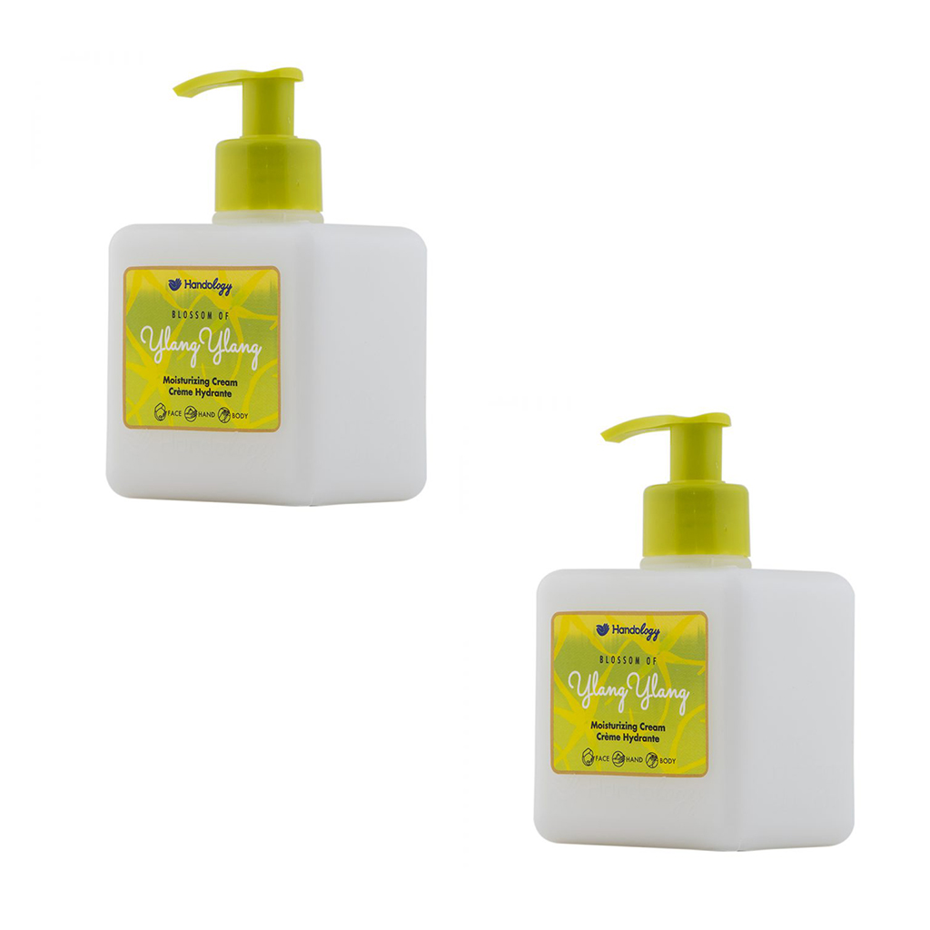 کرم مرطوب کننده هندولوژی مدل شکوفه یلانگ یلانگ حجم 285 میلی لیتر بسته 2 عددی