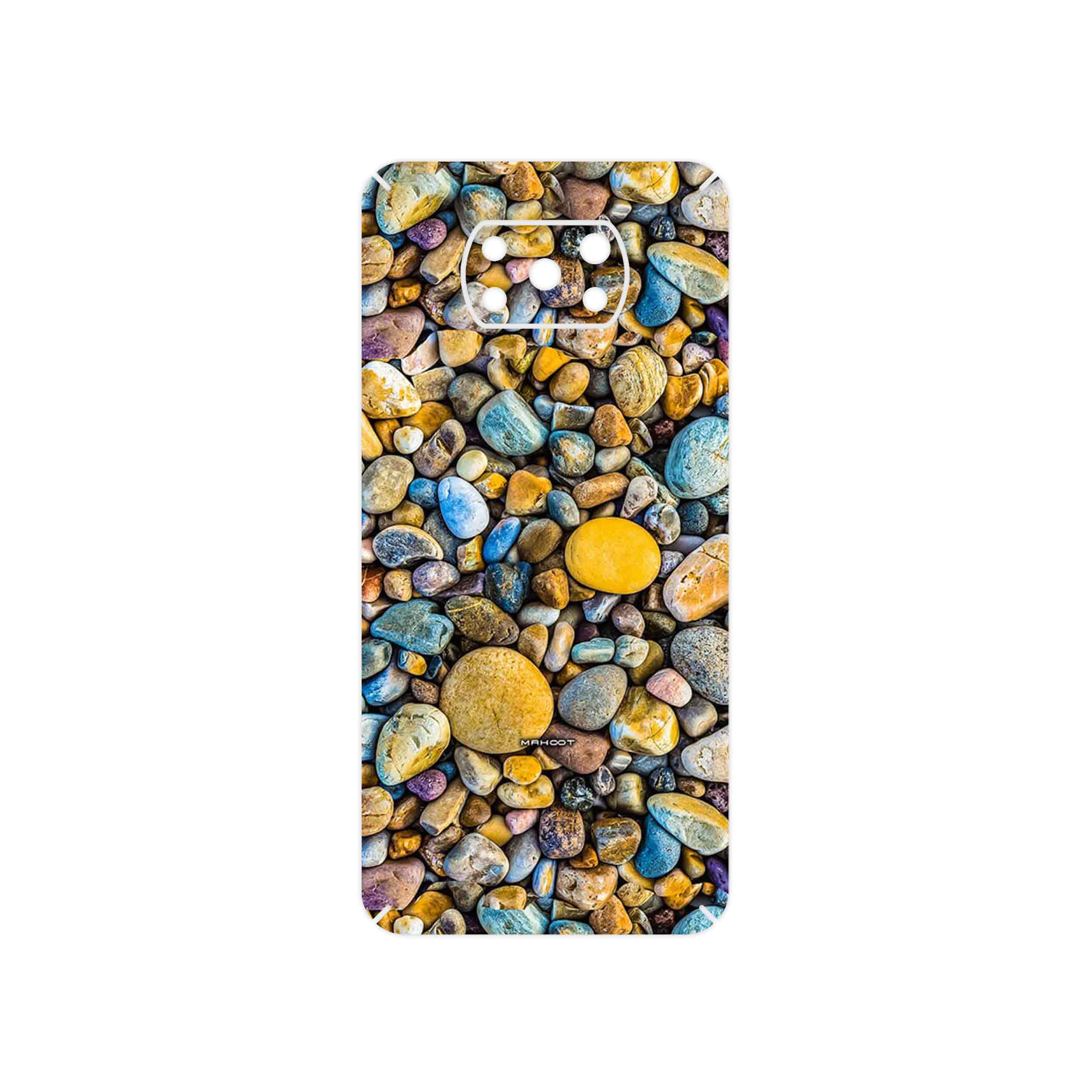 برچسب پوششی ماهوت مدل River rocks مناسب برای گوشی موبایل شیائومی Poco X3 NFC