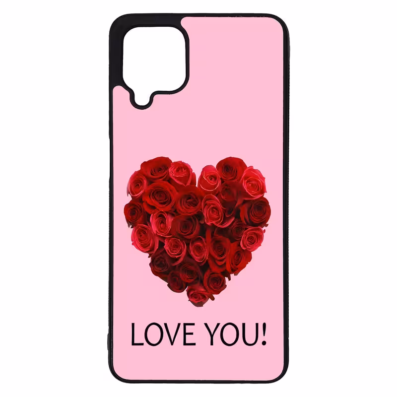 کاور طرح LOVE YOU کد G-031 مناسب برای گوشی موبایل سامسونگ Galaxy A12 / A12 5G | دیجی قاب دونی