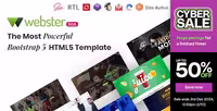 دانلود قالب HTML5 چندمنظوره Webster