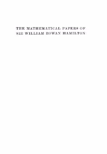 خرید و دانلود نسخه کامل کتاب The collected mathematical papers: Geometrical optics