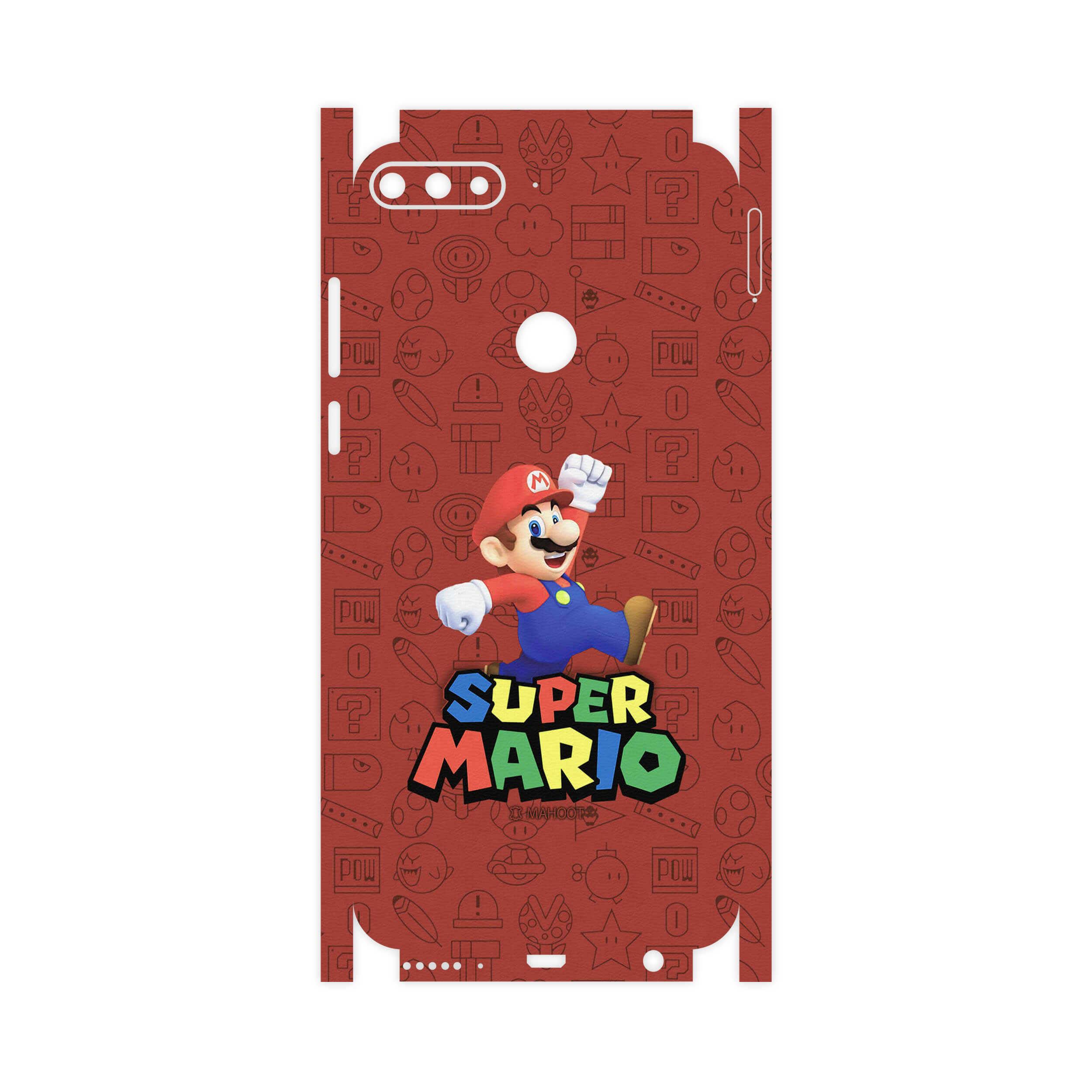 برچسب پوششی ماهوت مدل Super-Mario-Game-FullSkin مناسب برای گوشی موبایل هوآوی Y7 Prime 2018