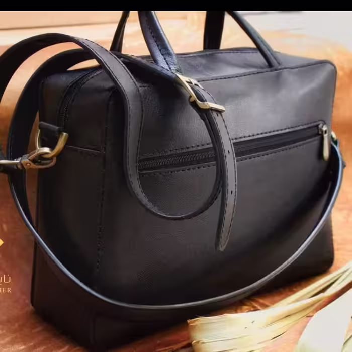کیف زنانه چرم طبیعی دست دوز کد 4761