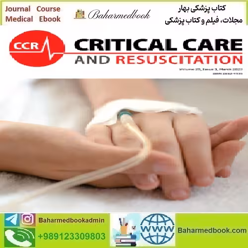 Critical Care and Resuscitation Volume 26 Issue 1 2024 TRU