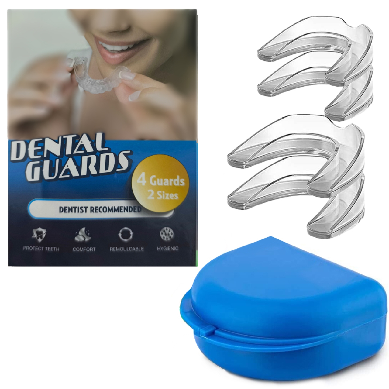 محافظ دندان قروچه مدل Dental Guard بسته 4 عددی