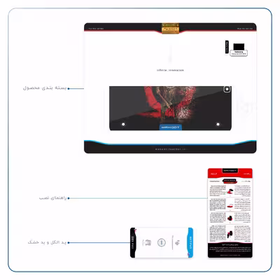 برچسب پوششی ماهوت مدل God-Of-War-Game مناسب برای تبلت سامسونگ Galaxy Tab S2 9.7 2016 T819N