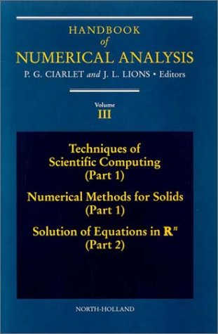 خرید و دانلود نسخه کامل کتاب Handbook of numerical analysis