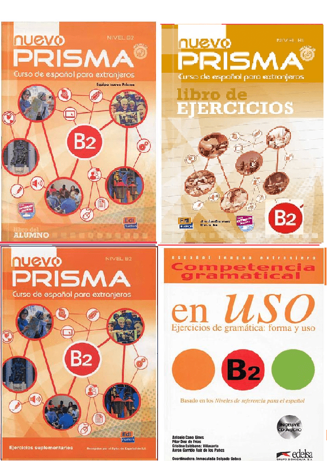 Nuevo Prisma B2 Suplementarios B2 USO B2 SB WB CD کتاب