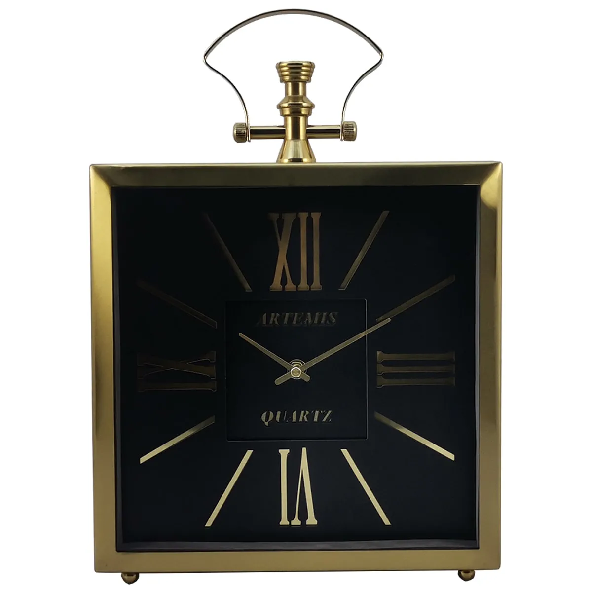 ساعت رومیزی آرتمیس کد 2030 Gold Black طلایی مشکی