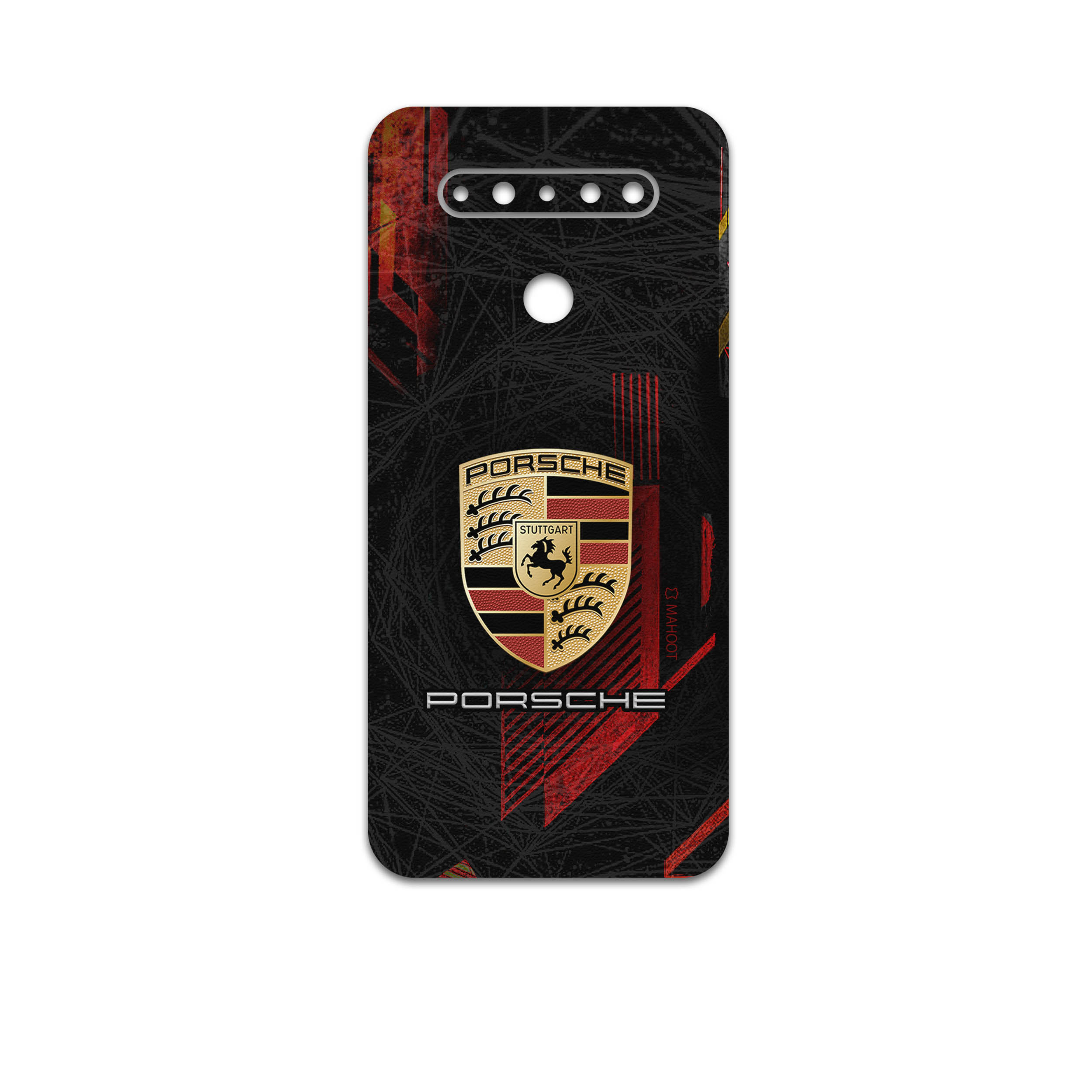 برچسب پوششی ماهوت مدل Porsche-Logo مناسب برای گوشی موبایل ال جی K51S