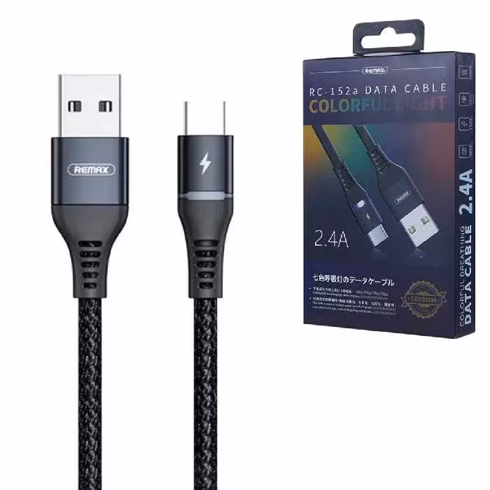 کابل تبدیل USB به USB-C ریمکس مدل Rc-152a طول 1 متر