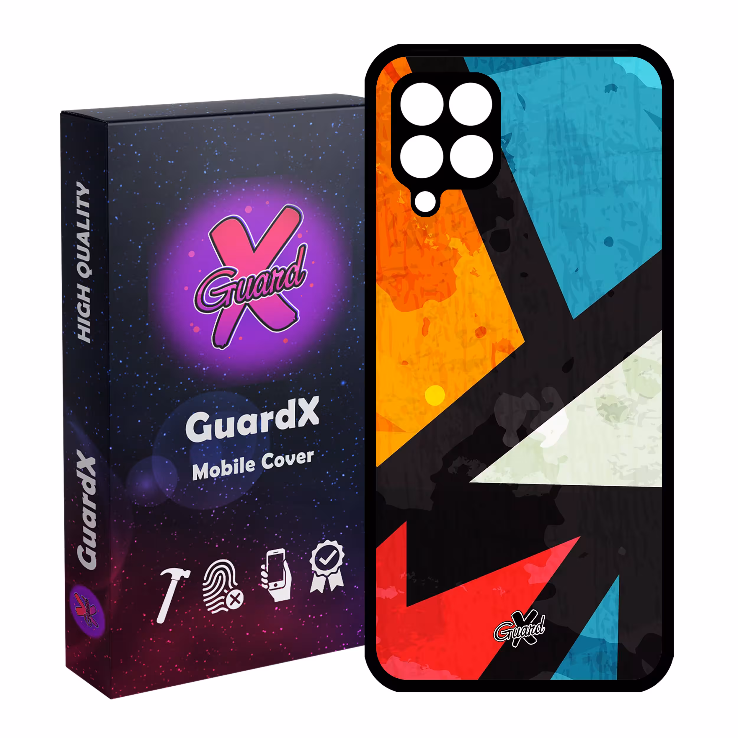 کاور گارد ایکس طرح Colors مدل Glass10176 مناسب برای گوشی موبایل سامسونگ Galaxy A12